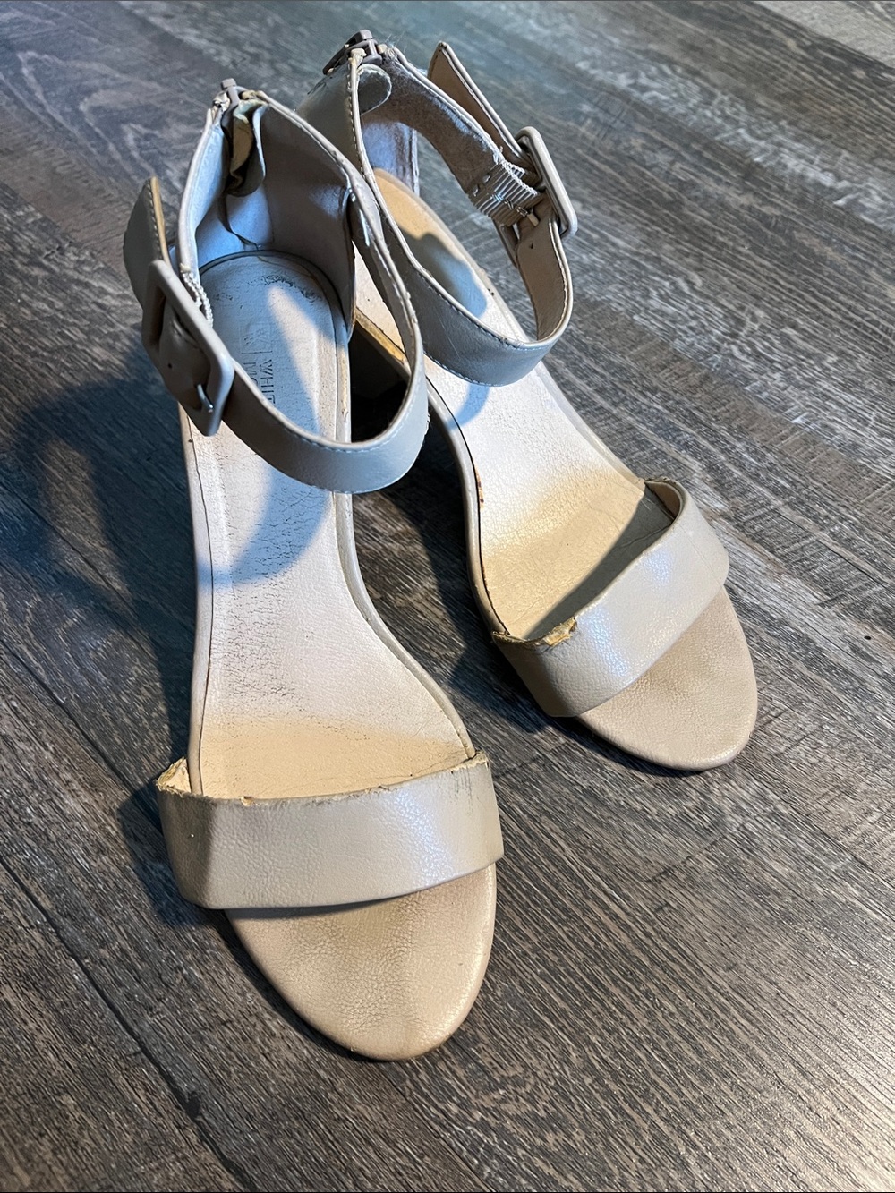 Classic Ankle-Strap Women's Sandals in Beige